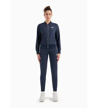 per donna 8NTV60_TJFQZ Tuta Tennis Pro in tessuto tecnico VENTUS7 blu (L), Casual, Sportivo, Multisport, Poliestere, Navy