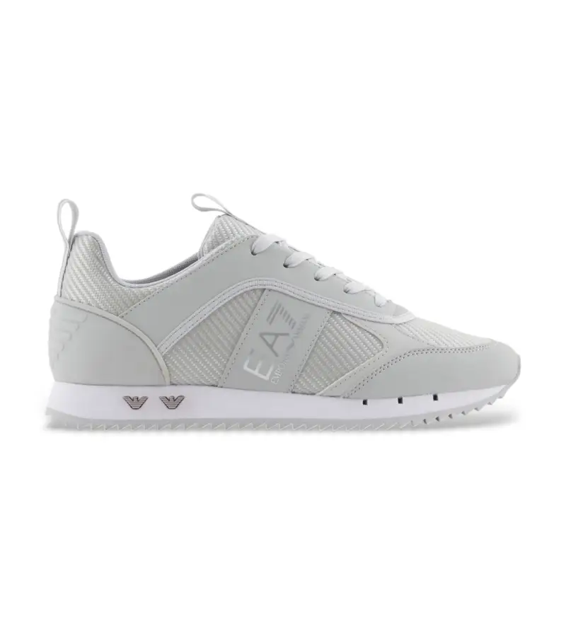 per donna X8X185_XR175 Sneakers grigio carbone nere e bianche (37 3), Basso, Stringhe, Casual