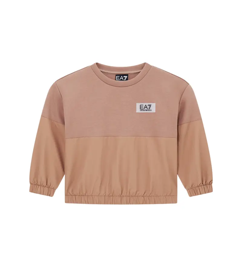 per ragazza 7G000135_AF13151 Felpa marrone Contemporary Sport (4Años= 106cm), Casual, Cotone, moda per bambini