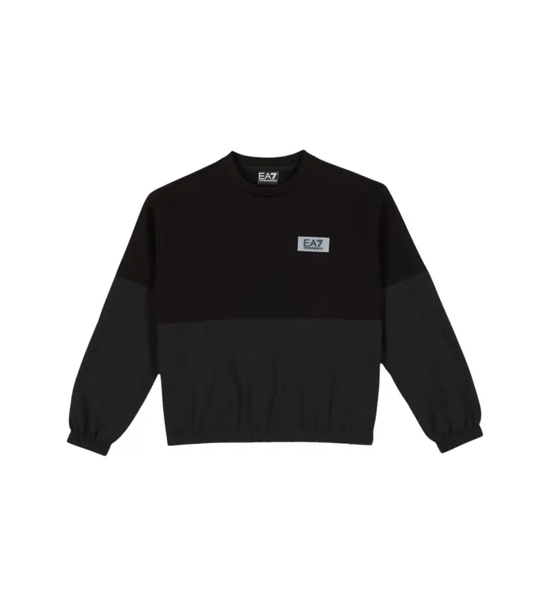 per ragazza. 7G000135_AF13151 Felpa nera Contemporary Sport (4Años= 106cm), Nero, Casual, Cotone, Manica lunga, moda per bambini