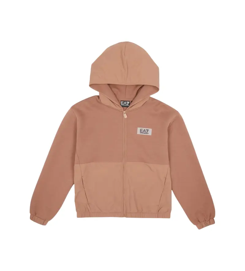 per ragazza. 7G000153_AF13151 Felpa marrone Contemporary Sport (4Años= 106cm), Casual, Cotone, moda per bambini Verde