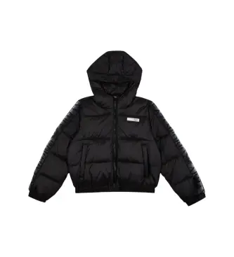 per ragazza 7G000166_AF16413 Giacca nera Natural Ventus (8Años= 130cm), Nero, Casual, Poliamide, moda per bambini