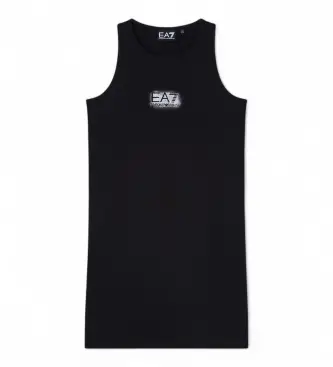 per ragazza 7G000185_AF12484 Maglietta Visibility Girl nera (8Años= 130cm), Nero, Casual, Sintetico, Senza maniche / cinghie, moda per