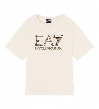 Ea7 T-shirt Ragazza Beige 4232177