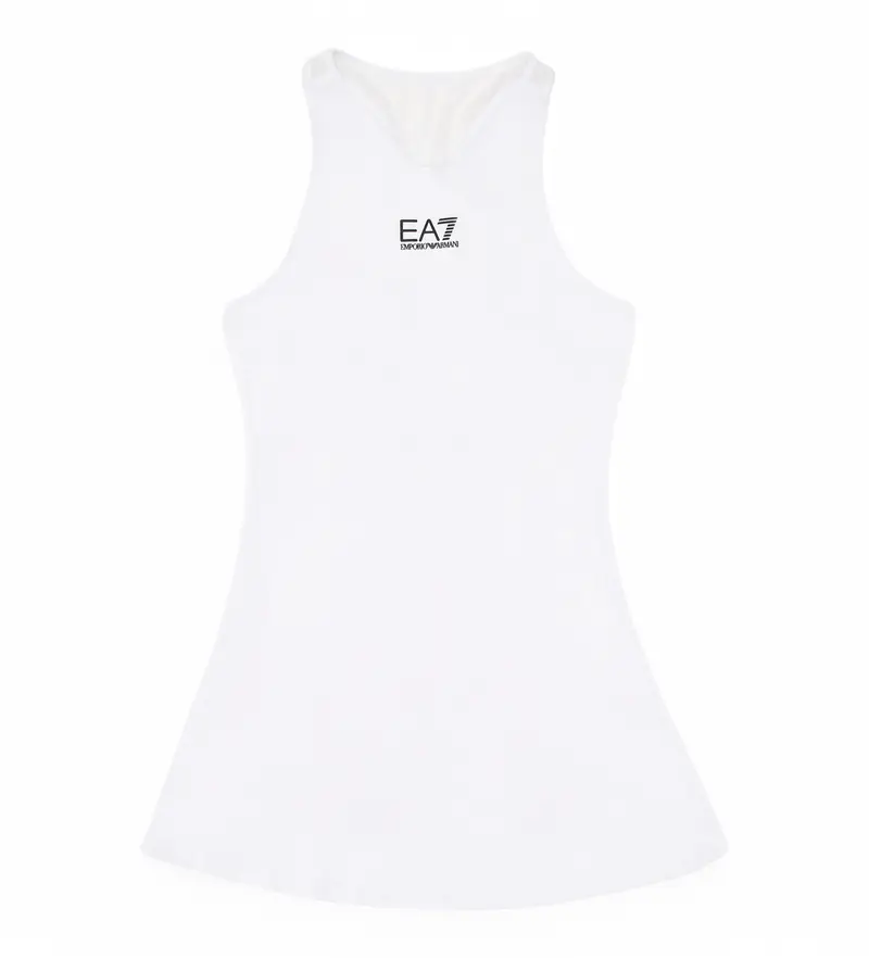 per ragazza 8NFA51_FJGBZ Abito Tennis Pro in tessuto tecnico Ventus7 bianco (10Años= 142cm), Sportivo, Tennis / Paddle tennis, Polieste