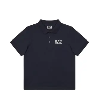 per ragazzo 7B000022_AF10378 Polo a maniche corte in fresco jersey di cotone blu navy (10Años= 142cm), Casual, Manica corta, moda per b
