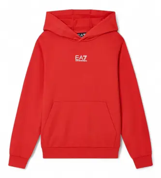 per ragazzo 7B000024_AF10380 Felpa rossa Core Identity Boy (10Años= 142cm), Rosso, Sportivo, Cotone, Manica corta, moda per bambini