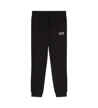 per ragazzo 7B000027_AF10380 Pantaloni della tuta neri Core Identity (10Años= 142cm), Nero, Casual, Sportivo, Cotone, Multisport, moda