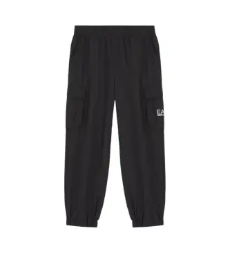 per ragazzo 7B000029_AF12872 Pantaloni sportivi neri (4Años= 106cm), Nero, Casual, Poliestere, moda per bambini