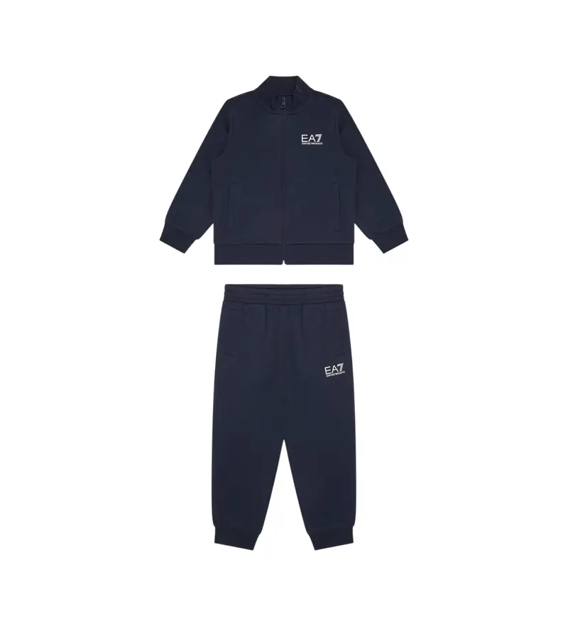 per ragazzo 7B000030_AF10380 Tuta da ginnastica blu navy AF (10Años= 142cm), Casual, Sportivo, Cotone, Multisport, Manica lunga, moda p