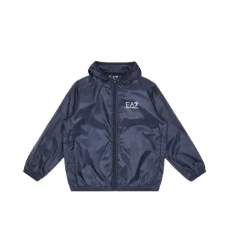 per ragazzo 7B000032_AF12981 Giacca Core Identity Boy in tessuto tecnico blu (10Años= 142cm), Casual, Poliestere, moda per bambini