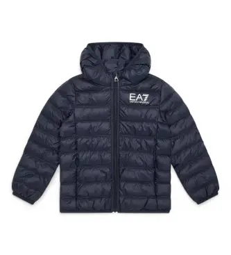 per ragazzo 7B000035_AF12477 Giacca imbottita in piumino blu navy (12Años= 154cm), Nero, Casual, Poliamide, Manica lunga, Nylon ricicla