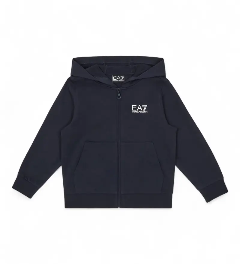 per ragazzo 7B000064_AF10380 Felpa blu navy Core Identity (12años= 152cm), Casual, Sportivo, Cotone, Multisport, moda per bambini