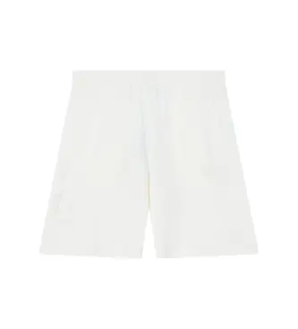per ragazzo 7B000259_AF16591 Pantaloncini con logo bianco (10Años= 142cm), Casual, Cotone, moda per bambini