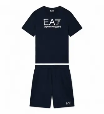 per ragazzo 7B000302_AF10375 Completo da ragazzo con visibilità blu navy (10Años= 142cm), Nero, Casual, Sportivo, Cotone, Sportswear, M