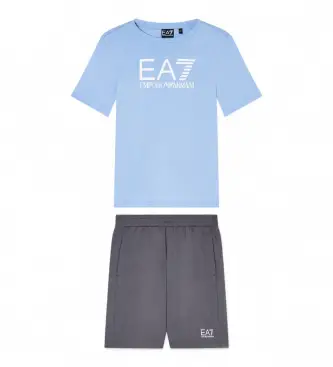per ragazzo 7B000302_AF10375 Set Visibility Boy blu (10Años= 142cm), Casual, Sportivo, Verde, Cotone, Sportswear, Multisport, Poliester