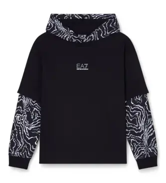 per ragazzo 7B000304_AF13512 Maglietta Visibility, nera (10Años= 142cm), Nero, Casual, Cotone, Manica corta, moda per bambini