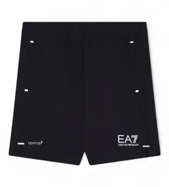 per ragazzo 7B000315_AF21059 Pantaloncini neri Tennis Pro (10Años= 142cm), Nero, Casual, Sportivo, Sintetico, Sportswear, Multisport, V
