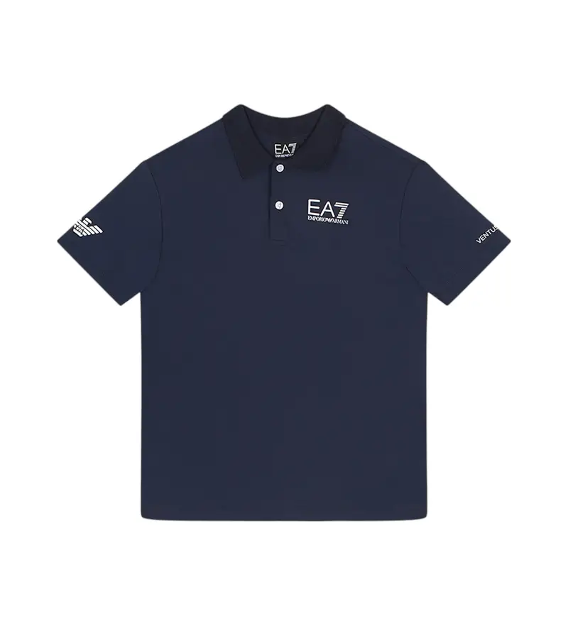 per ragazzo 8NBF23_BJEMZ Polo Tennis Pro Boy in tessuto tecnico VENTUS7 blu (14años= 164cm), Casual, Poliamide, Manica corta, moda per