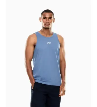 per uomo 7M000295_AF10375 Maglietta senza maniche blu Core Identity (3XL), Casual, Cotone, Senza maniche / cinghie