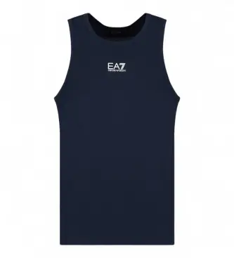 per uomo 7M000295_AF10375 Maglietta senza maniche blu navy (3XL), Casual, Cotone, Senza maniche / cinghie