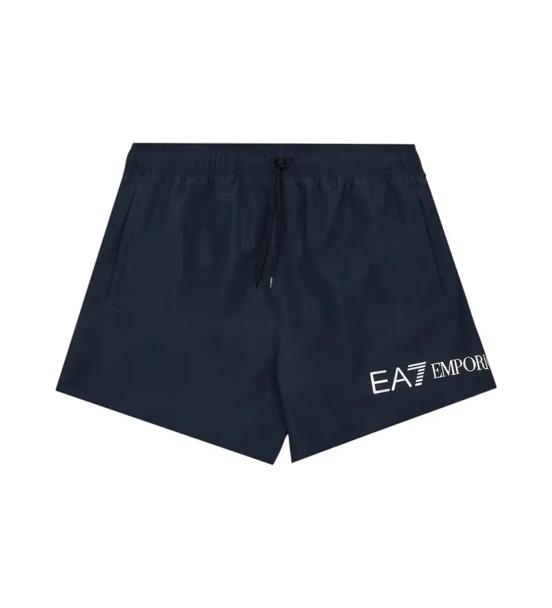 per uomo 7M000519_AF13049 Costume da bagno di media lunghezza con logo marino (3XL), Beachwear, Poliestere, Navy