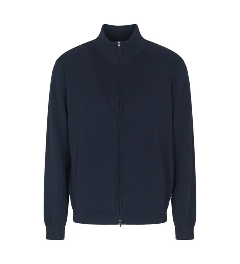 per uomo 7M000542_AF19504 Maglia da golf professionale blu navy (XXL), Casual, Cotone, Lana