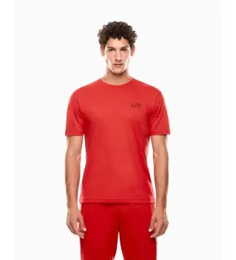 per uomo 7M000567_AF10375 Maglietta con logo Extended Series (logo rosso) (S), Casual, Cotone, Manica corta