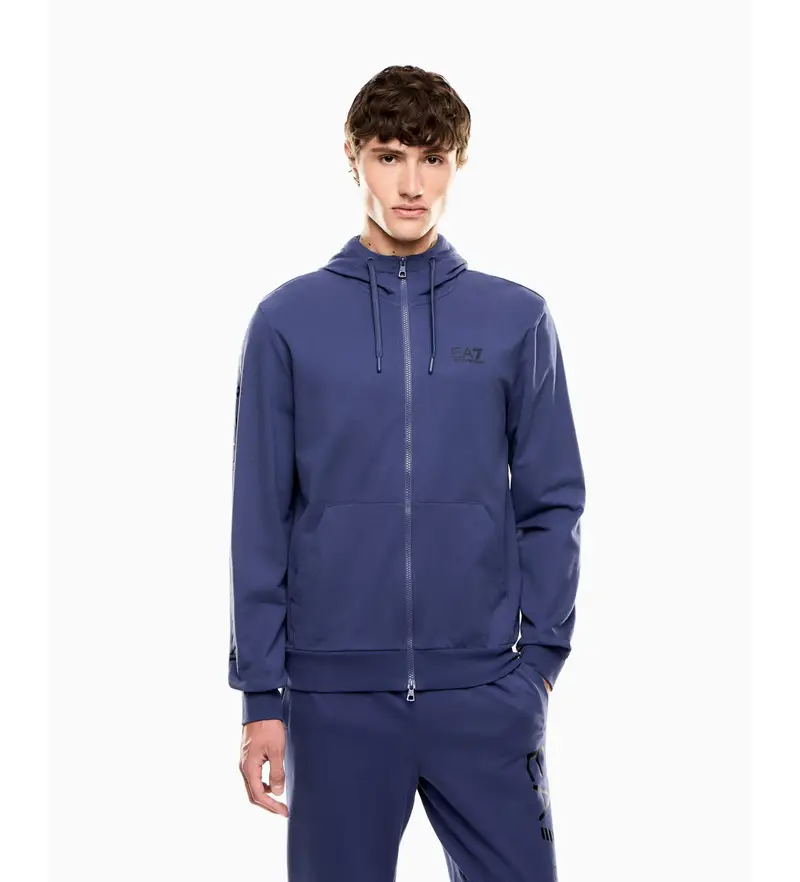 per uomo 7M000568_AF13512 Felpa con logo blu (XXS), Casual, Cotone