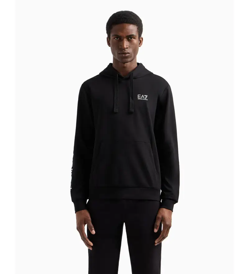 per uomo 7M000569_AF13512 Felpa con logo nero (3XL), Casual, Cotone