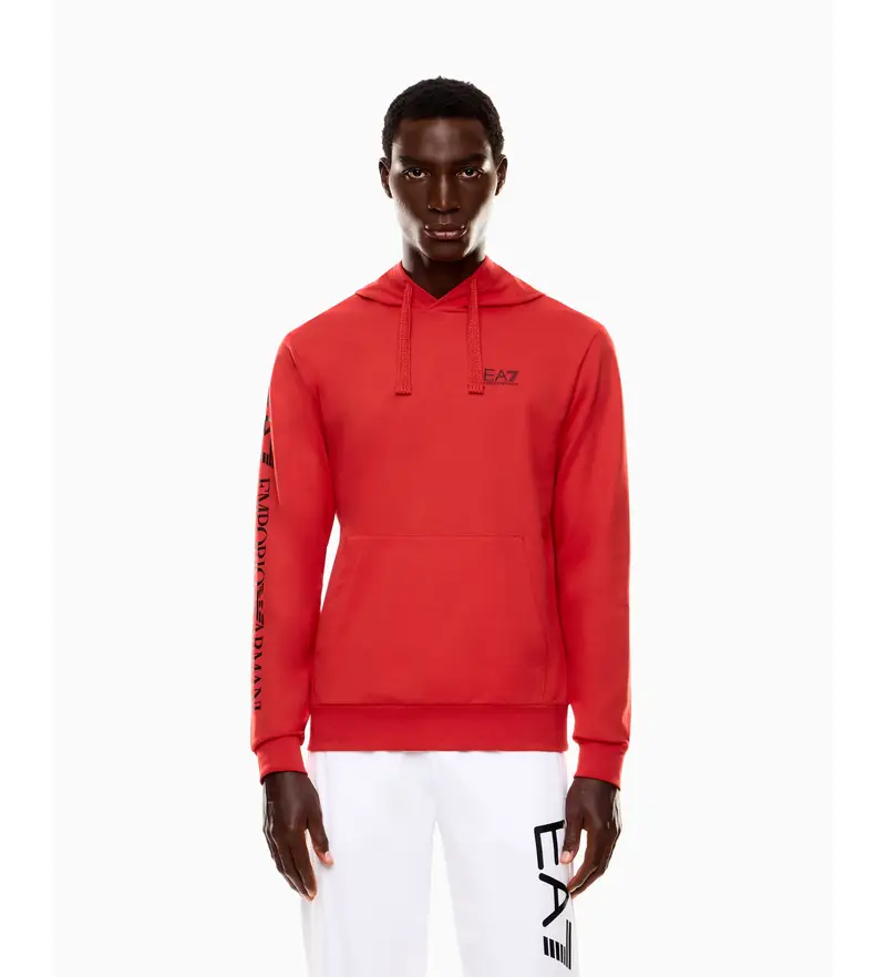 per uomo. 7M000569_AF13512 Felpa con logo rosso (S), Casual, Cotone