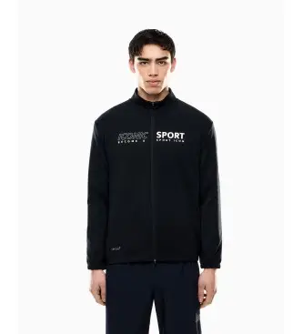 per uomo 7M000596_AF16426 Felpa blu navy Sport Icon (S), Casual, Sportivo, Multisport, Poliestere