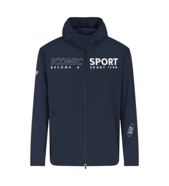 per uomo 7M000597_AF13392 Giacca sportiva blu navy (3XL), Casual, Sportivo, Multisport, Poliestere