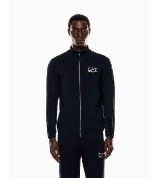 per uomo 7M000670_AF14146 Giacca blu navy con etichetta oro (M), Casual, Sportivo, Multisport, Poliestere