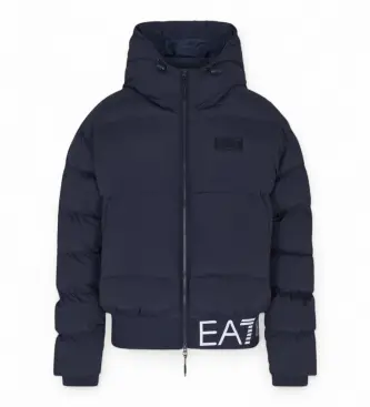 per uomo 7M000710_AF15951 Giacca con cappuccio Mountain Down Navy (S), Casual, Poliestere Blu