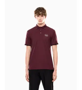 Ea7 Polo Uomo Bordeaux 4194148