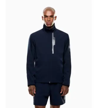 per uomo 7M000877_AF13137 Giacca antivento blu navy Ventus7 (XXL), Casual, Sportivo, Multisport, Poliestere