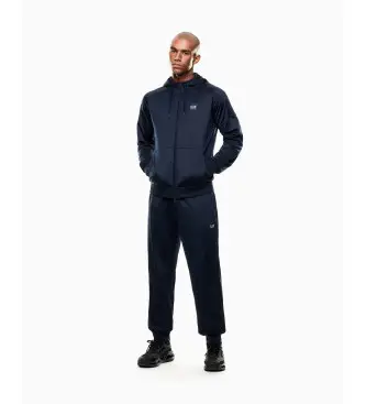 per uomo 7M000915_AF12449 Tuta in tessuto riciclato blu navy Visibility ASV (XS), Casual, Sportivo, Multisport, Poliestere, Manica lung