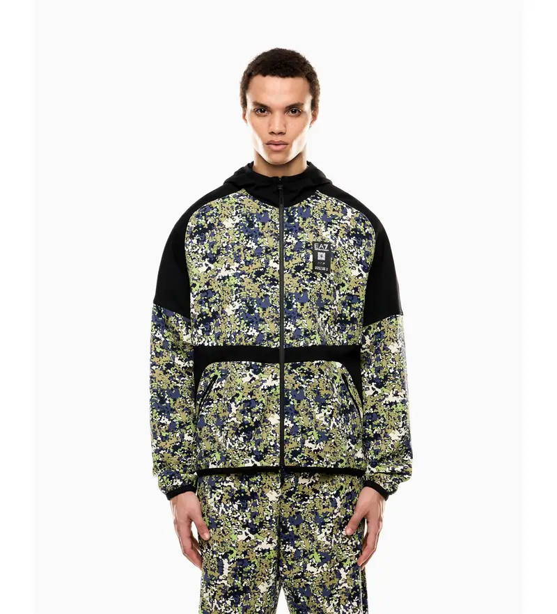 per uomo. 7M000917_AF12660 Felpa verde ASV Visibility (XS), Casual, Cotone