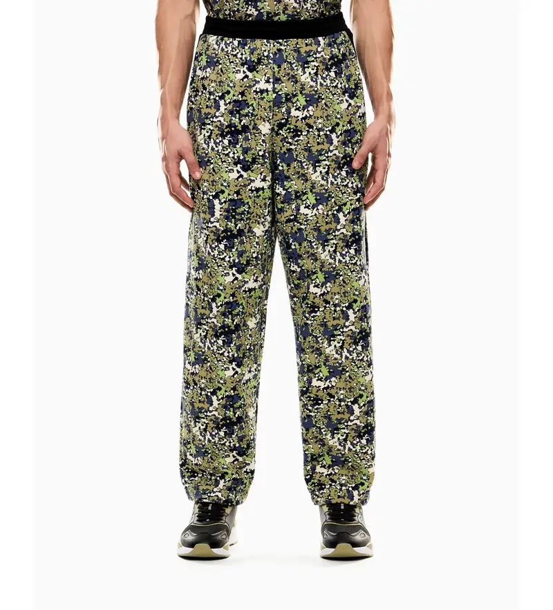 per uomo 7M000918_AF12660 Pantaloni verdi ASV ad alta visibilità (XXS), Casual, Verde, Mimetico, Cotone