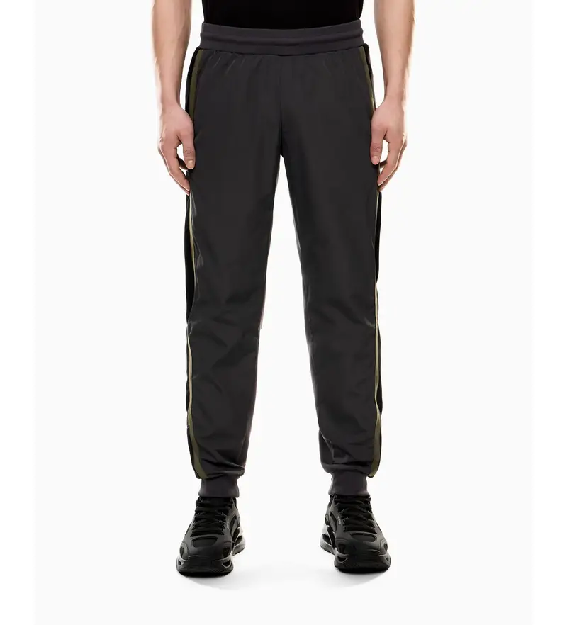 per uomo 7M000939_AF17003 Pantaloni grigi da allenamento (S), Casual, Grigio, Poliestere