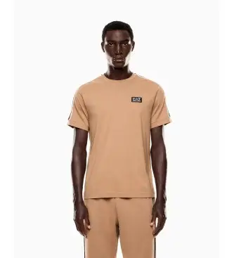 per uomo 7M000956_AF10375 Maglietta con logo della serie Brown (M), Marrone, Casual, Cotone, Manica corta