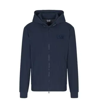 per uomo 7M001119_AF17982 Felpa blu navy Train Lux (S), Casual, Poliestere