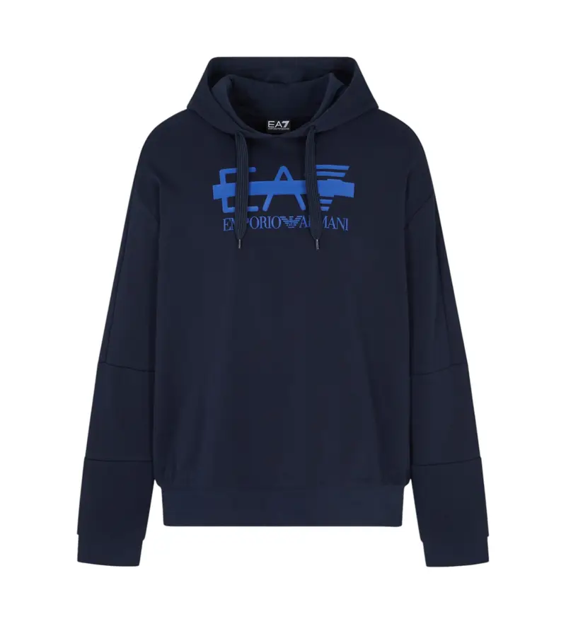 per uomo 7M001121_AF12473 Felpa blu navy con logo del treno (XXS), Casual, Cotone, Manica lunga