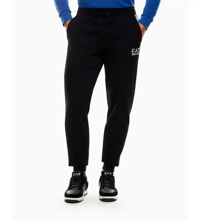 per uomo. 7M001126_AF10377 Pantaloni neri 7 Lines (S), Nero, Casual, Cotone