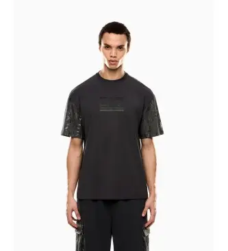 per uomo 7M001130_AF16548 Maglietta Graphic Series grigio scuro (XXS), Casual, Cotone, Manica corta