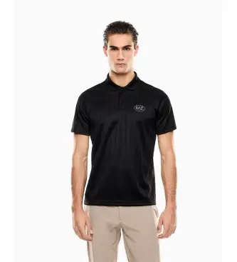 per uomo 7M001287_AF22277 Polo Golf Pro nera (3XL), Nero, Casual, Sportivo, Tennis / Paddle tennis, Poliestere, Manica corta