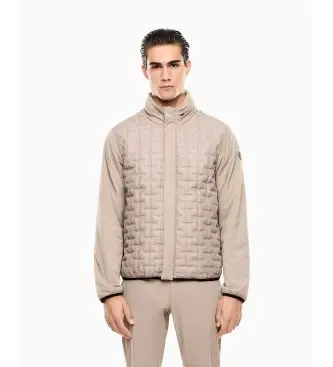 per uomo 7M001295_AF21441 Giacca beige Golf Pro (L), Nero, Casual, Sportivo, Sportswear, Poliestere