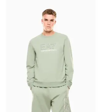 per uomo 7M001312_AF13512 Felpa verde Visibility M (3XL), Casual, Sportivo, Cotone, Sportswear, Multisport, Manica corta