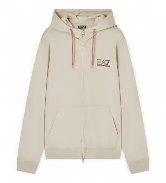 per uomo 7M001314_AF13512 Felpa beige Visibility (L), Casual, Sportivo, Cotone, Sportswear, Multisport, Manica corta